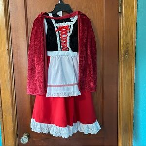 Child's Little Red Riding Hood Halloween Costume Size 6 EUC